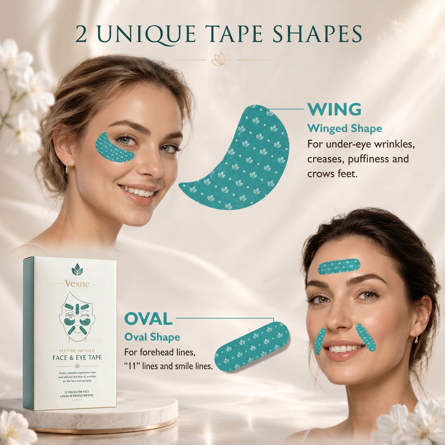🔥New 2026 Upgrade: Peptide Face & Eye Tape