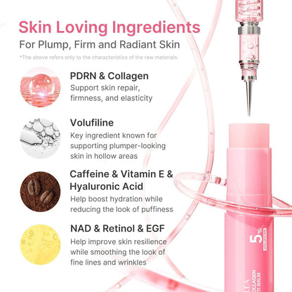 Last Day Buy 1 Get 1 Free Dermellea Korean PDRN Pink Collagen Volume Multi Balm