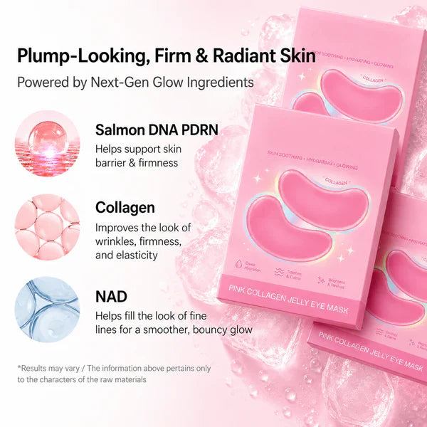 Vexne Pink Collagen Jelly Eye Mask