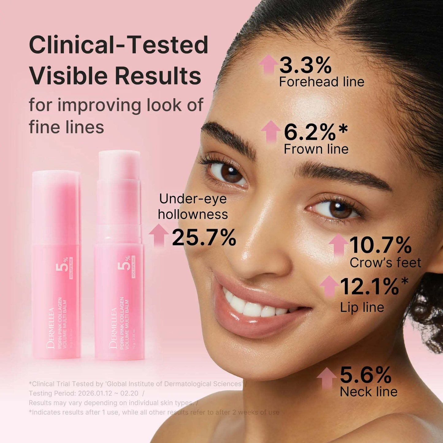 Last Day Buy 1 Get 1 Free Dermellea Korean PDRN Pink Collagen Volume Multi Balm