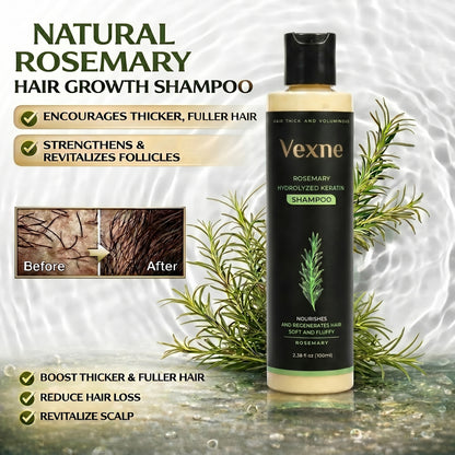 🔥LAST DAY 50% OFF - Vexne® Organic Rosemary Hair Growth Shampoo