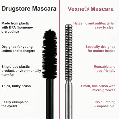 Vexne® Waterproof Fibre Mascara💧  – Volume & Length without Clumping for Dramatic Moments